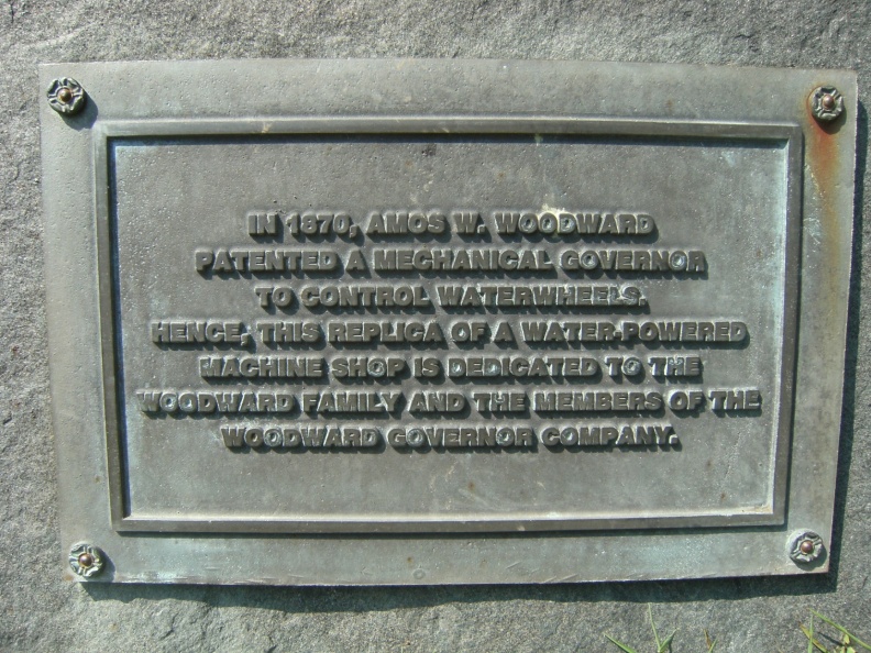 The Woodward plaque in front of the mill house_.jpg